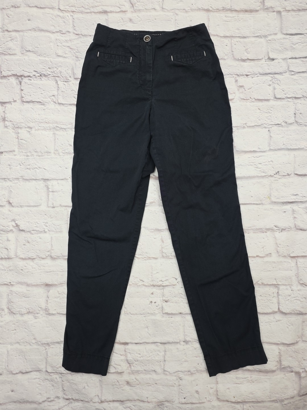Maeve By Anthropologie Pants Sz 2(26x27) Navy Blue Straight Leg OB1430199